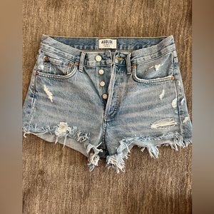 AGOLDE | Cut off Denim Shorts | Size: 24